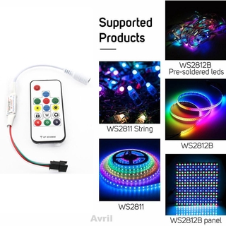 Điều Khiển Đèn Led Mini Không Dây Ws2812B / Ws2811 Rf