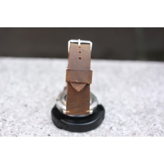 Dây Đồng Hồ Da Bò Sáp 1 lớp cực bụi [ TẶNG kèm khóa + cây thay dây ]