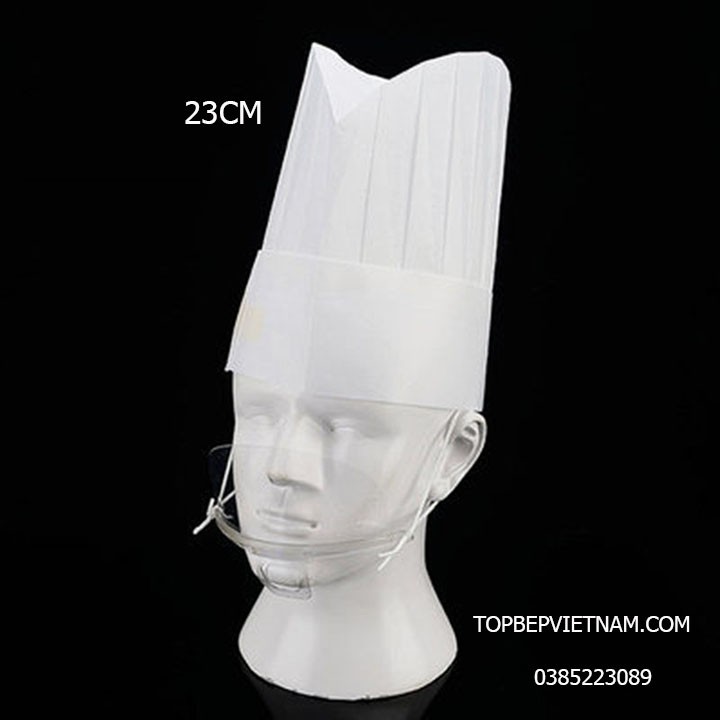 Mũ giấy đầu bếp loại dày