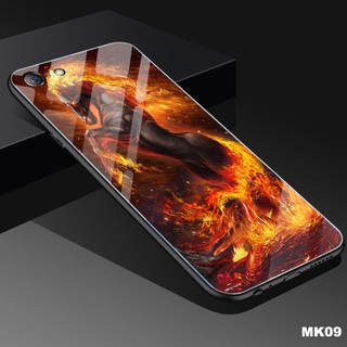 Ốp lưng Iphone 6/6s in 3D hình ngựa mặt lưng kính cường lực sáng bóng