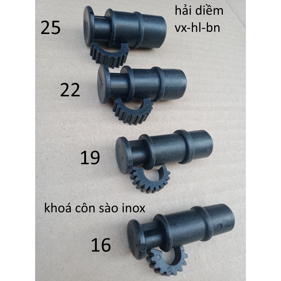 Bộ khoá côn sào rút inox đa năng,nhựa ABS cao cấp.lắp được vừa từ loại 1.5m đến 6 mét thay thế, sơ cua