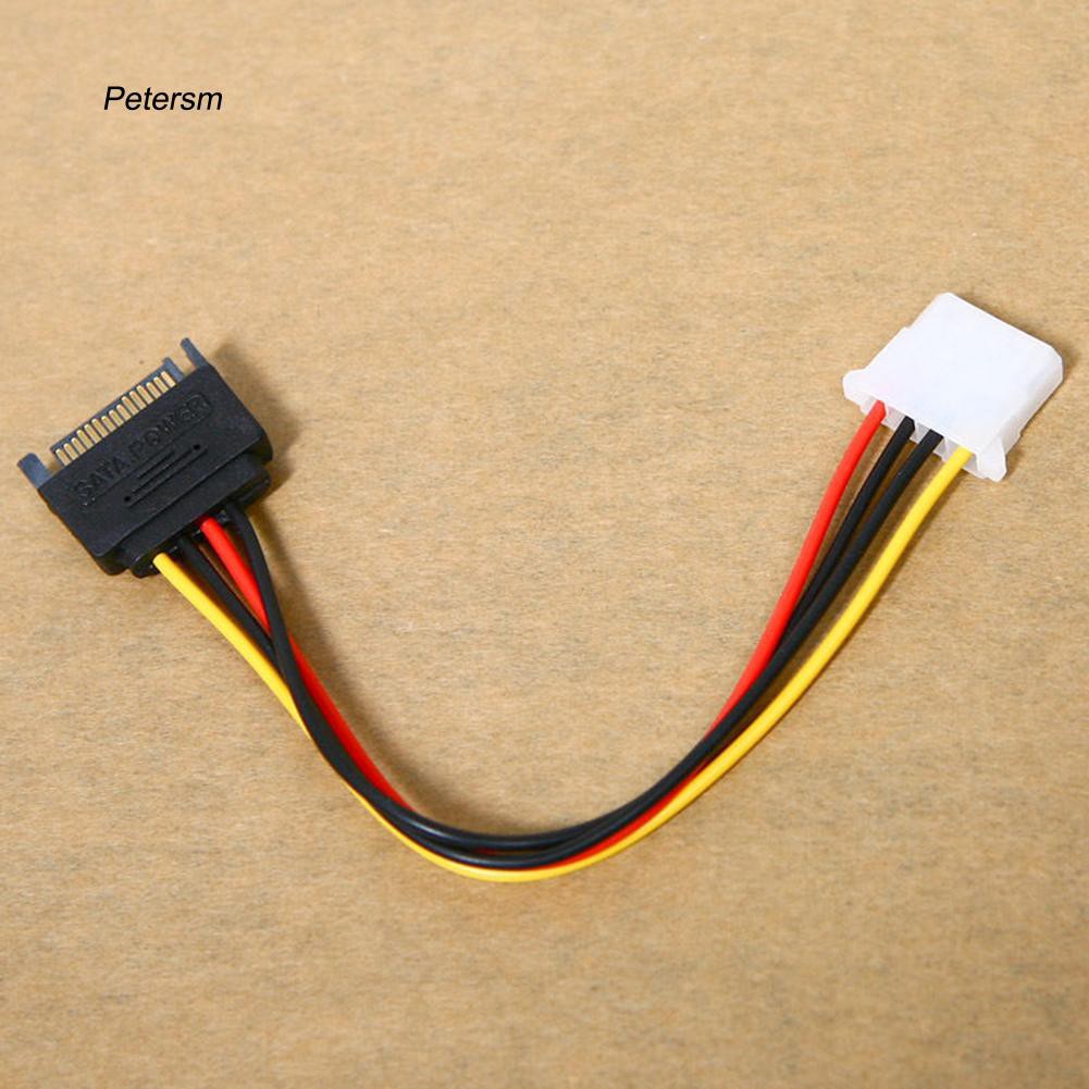 Dây cáp chuyển đổi nguồn điện 4 Pin sang IDE SATA 15-Pin