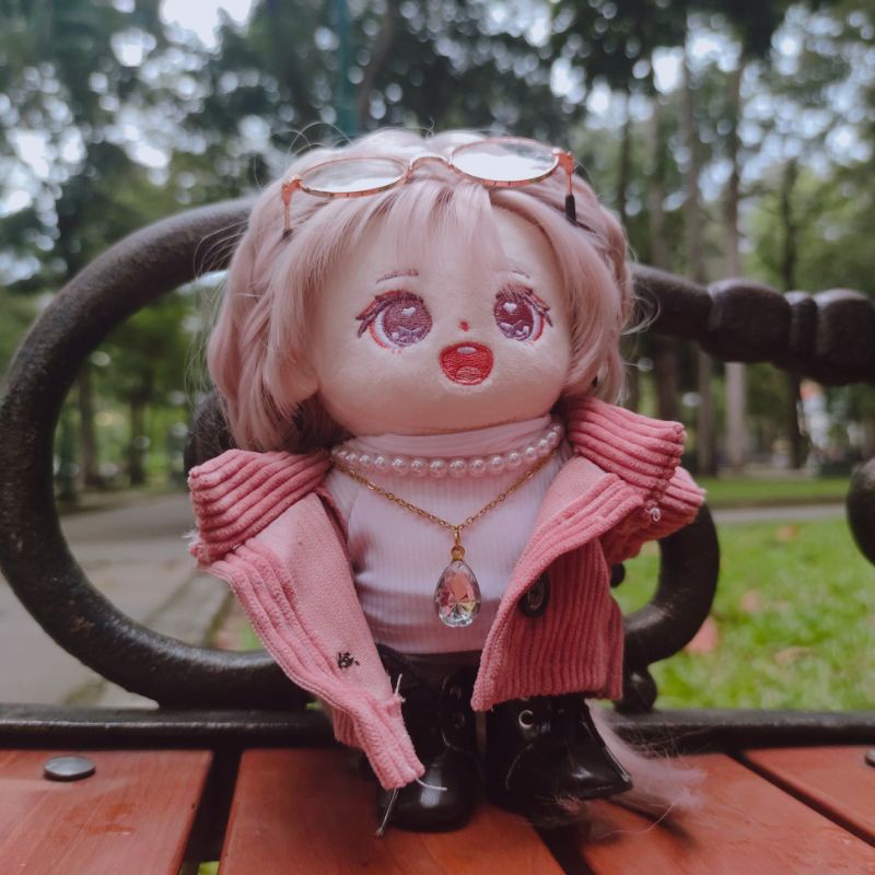 Bộ quần áo kèm kính Autumn Dạo Thu dành cho doll 20cm