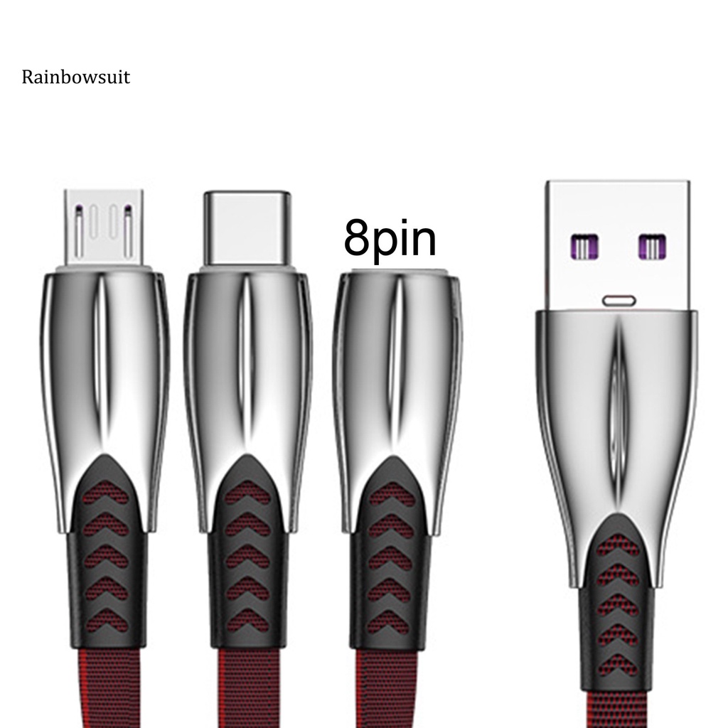 Dây Cáp Sạc Truyền Dữ Liệu Micro Usb Loại C 8pin Dài 1.2m Cho Điện Thoại