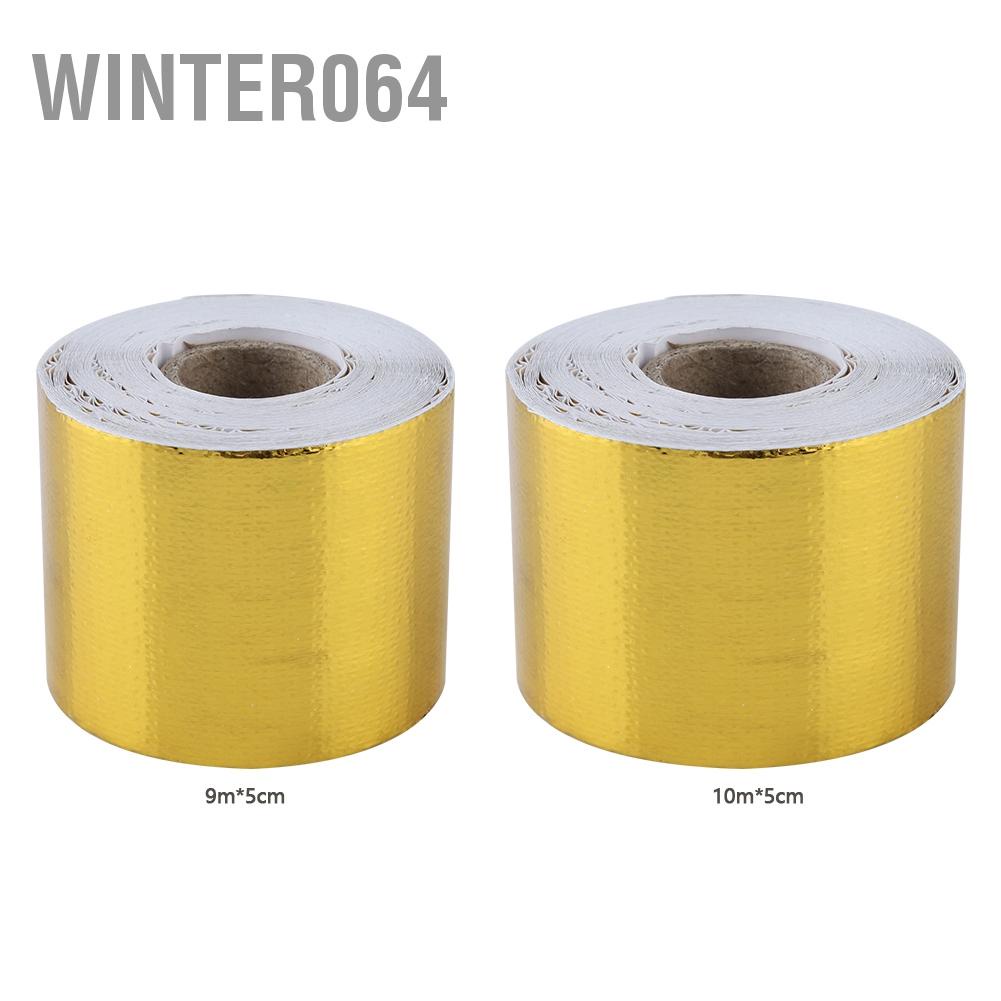 Cuộn giấy nhôm mạ vàng bọc cách nhiệt phản chiếu dành cho xe hơi Winter064