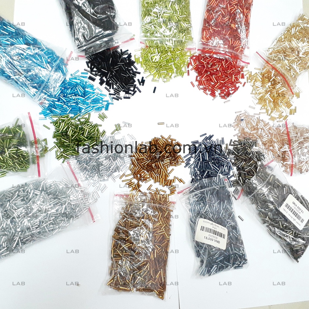 Cườm gẫy đính kết 6mm  #0203