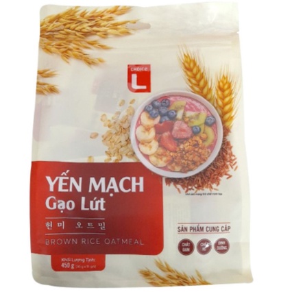 Yến Mạch Gạo Lứt Choice L Túi 450G