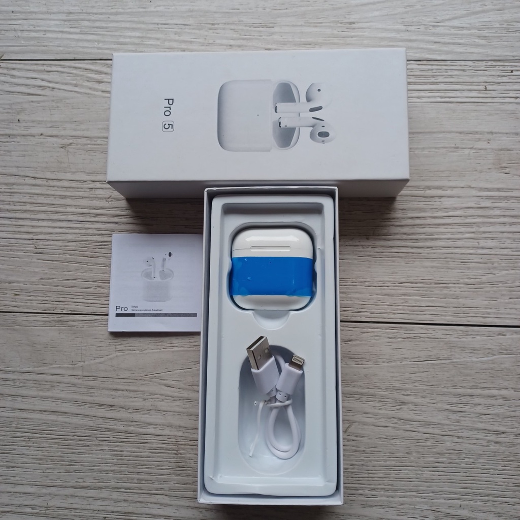 Tai Nghe ko dây táo Pro 5,TWS Cao Cấp Âm Thanh Chất Lượng Cao Ổn Định Tiết Kiệm Pin Dùng Cho-Android