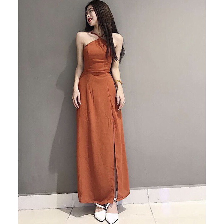 DM820 - Đầm Maxi Đan Dây Hở Lưng 2 Màu | BigBuy360 - bigbuy360.vn