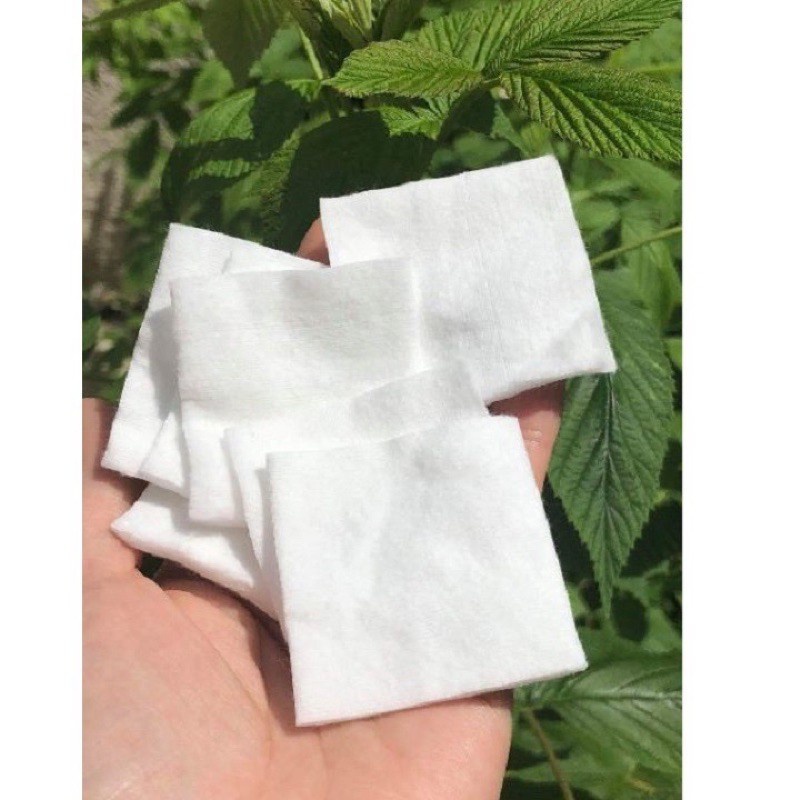 Bông Tẩy Trang Tetra Medical Carrés De Coton Pháp 600 miếng cotton tự nhiên mềm mịn Linh Giang chính hãng