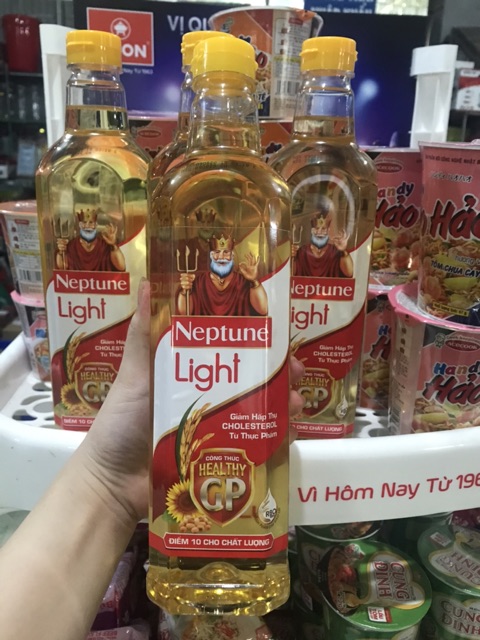 Dầu ăn Neptune 1L Mẫu Mới