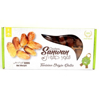 {Hàng Air} Chà Là Nguyên Cành Sấy Dẻo Dates Sanwan Tusnisia (500g/ Hộp)