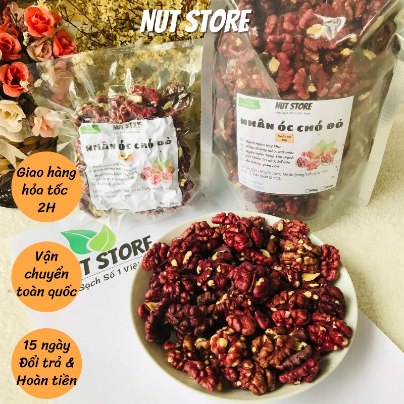 Nhân óc chó đỏ Nut Store 100g