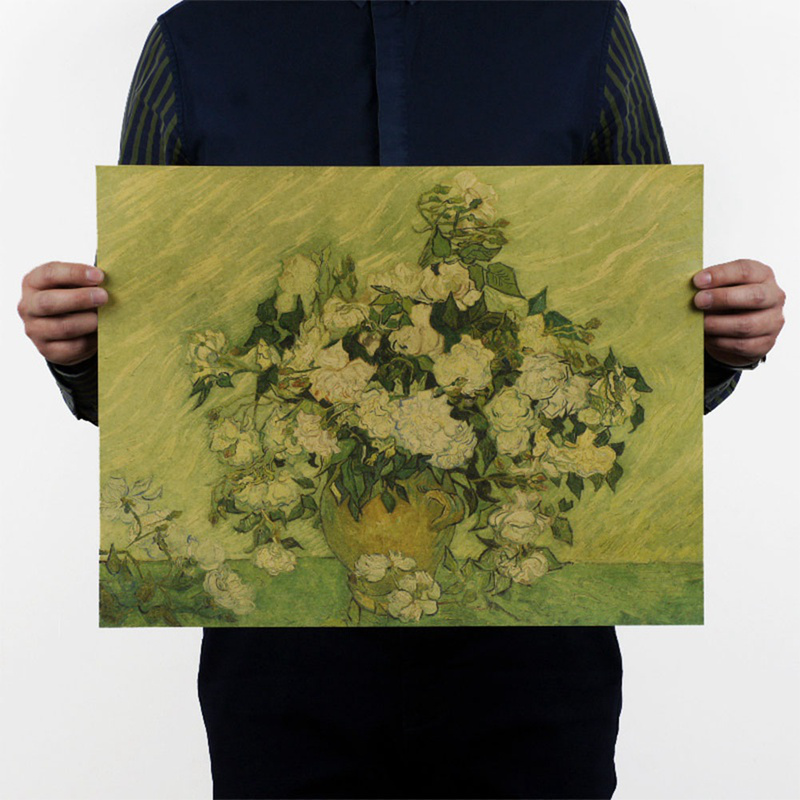 Tranh Sơn Dầu Hình Van Gogh Phong Cách Cổ Điển