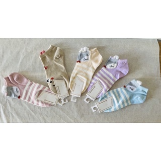 set 5 đôi tất cổ ngắn ( có tai)