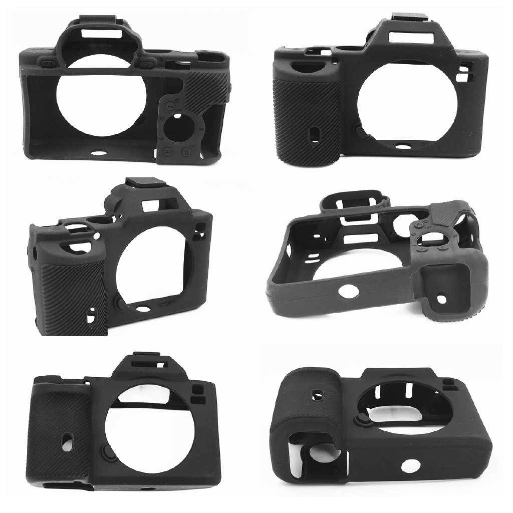 Ốp silicon bảo vệ camera Sony A7 A7S A7R nhiều màu sắc lựa chọn