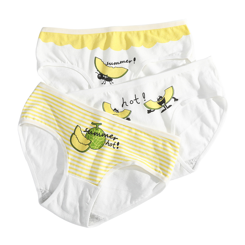 Quần lót Levao chất cotton họa tiết trái cây xinh xắn cho nữ