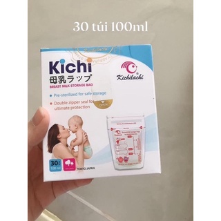 Hộp 30 túi trữ sữa Kichilachi 100ml