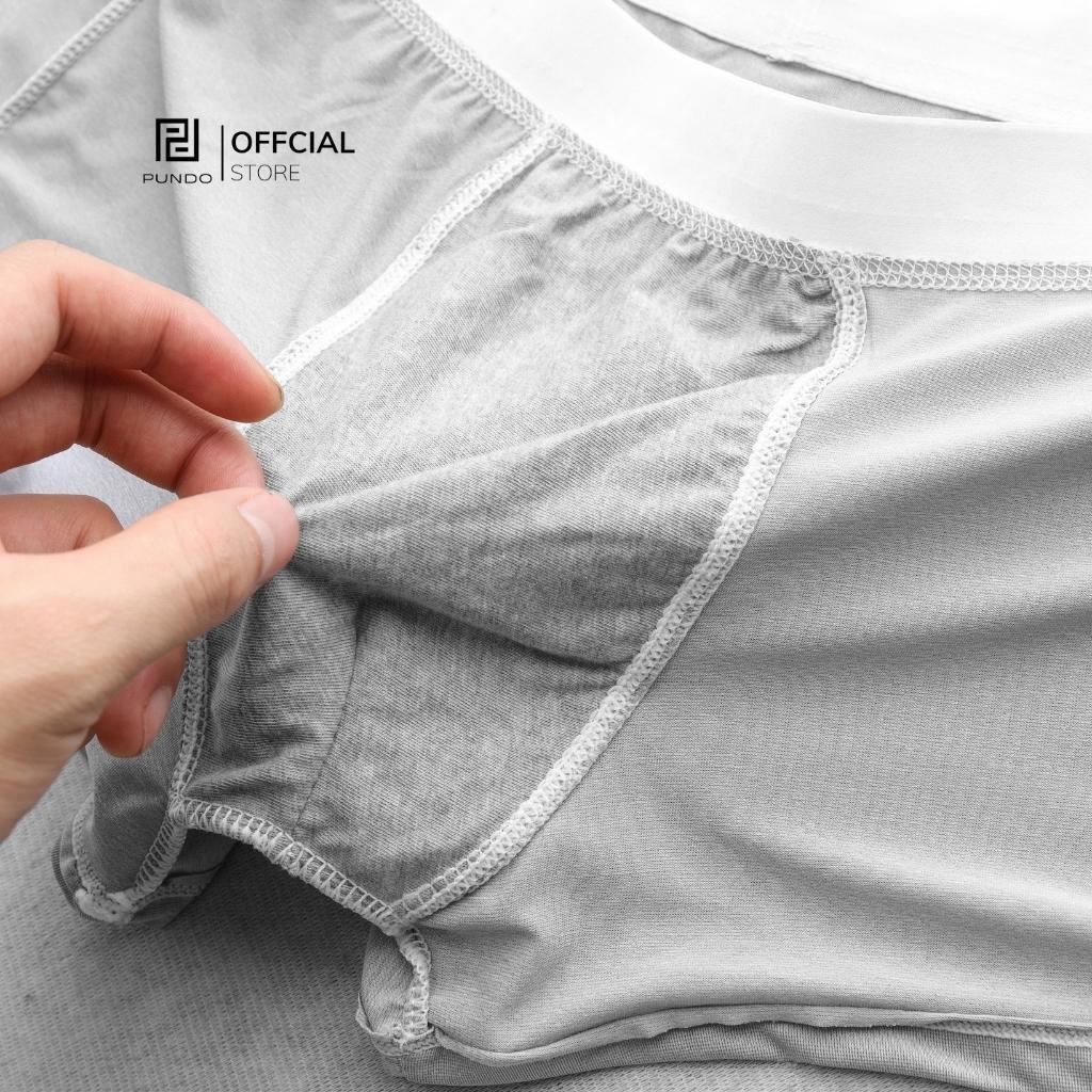 Quần boxer nam PUNDO chất cotton cao cấp co giãn 4 chiều thoải mái thấm hút tốt QLPD04