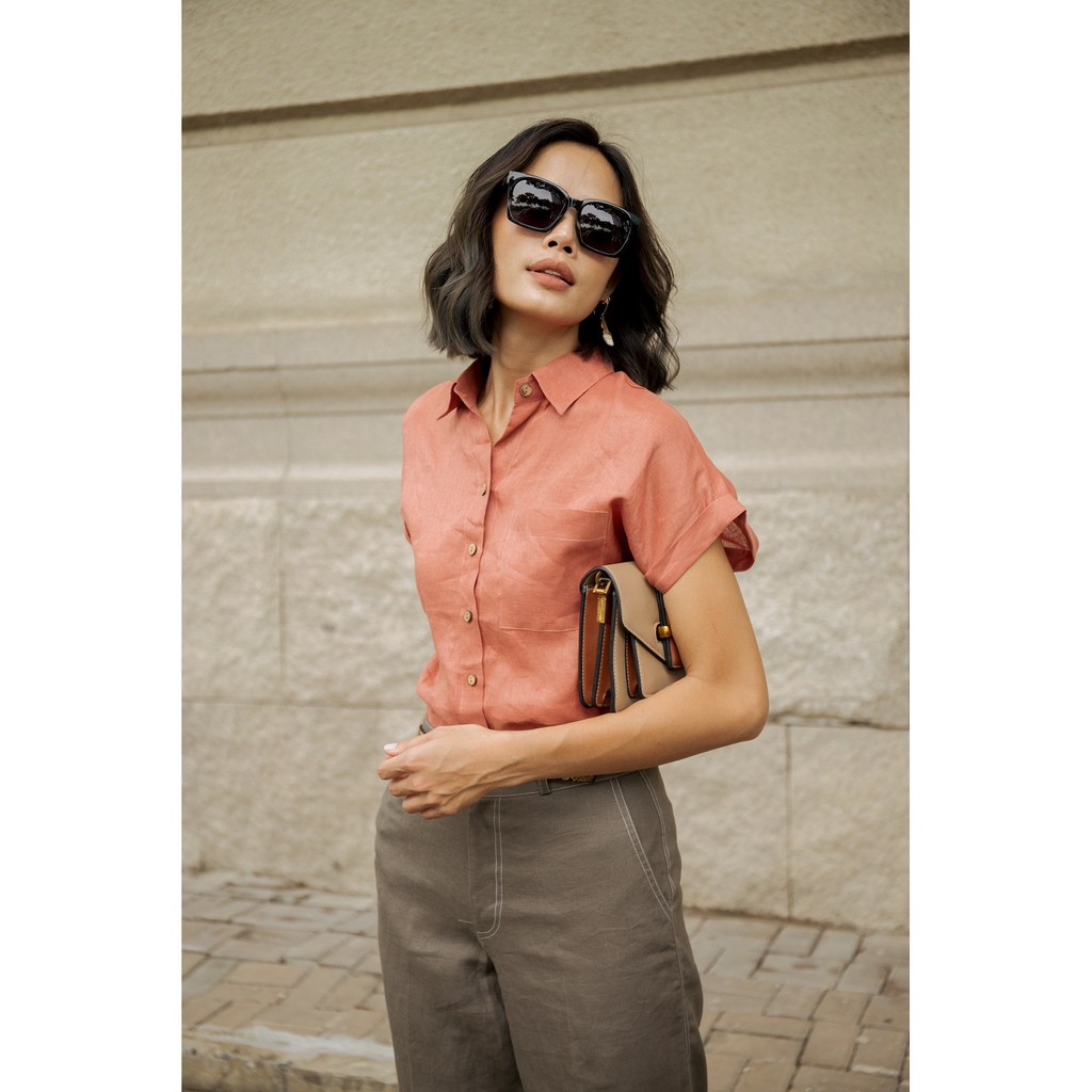 Quần Linen Nữ màu Xám Harmony F2 Fashion &amp; Freedom