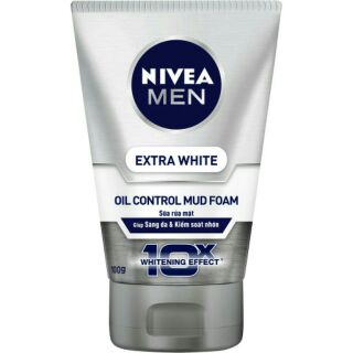 Sữa rửa mặt Nivea Men Bùn Khoáng Sáng da