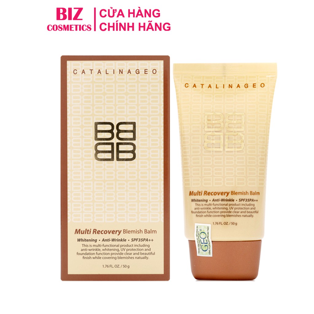 Kem nền trang điểm đa chức năng Catalina Geo Multi Recovery Blemish Balm 50ml
