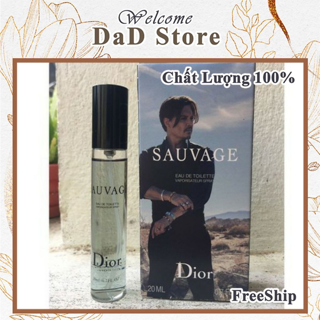 [20ml] Nước Hoa Nam SAU_VAGE D.ior - Phong cách Nam tính, mạnh mẽ, cá tính.