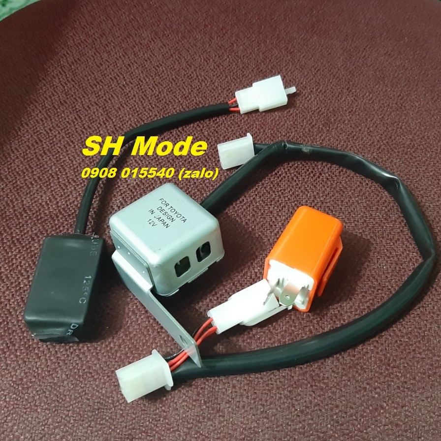 Xi nhan Ting Tong xe SH Mode & cục chớp Điện Tử 12v