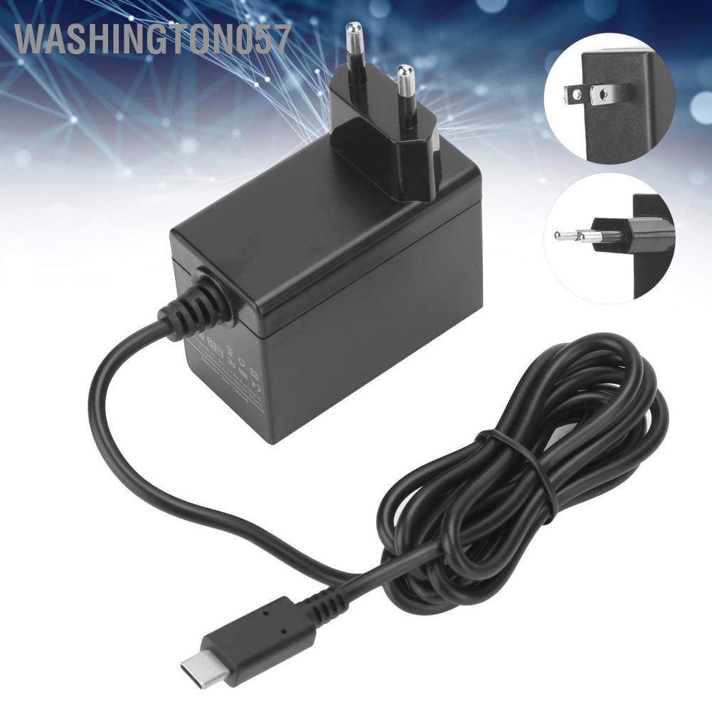 Dây Sạc Washington057 15V 2.6A AC 100 240V Cho Máy Chơi Game Nintendo Switch