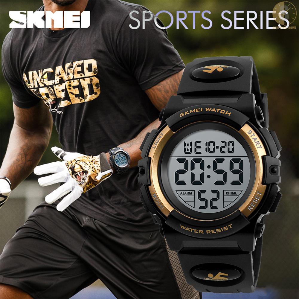 Đồng Hồ Điện Tử Màn Hình Dạ Quang Đa Năng Chống Thấm Nước Kiểu Dáng Thể Thao Cho Bé | BigBuy360 - bigbuy360.vn