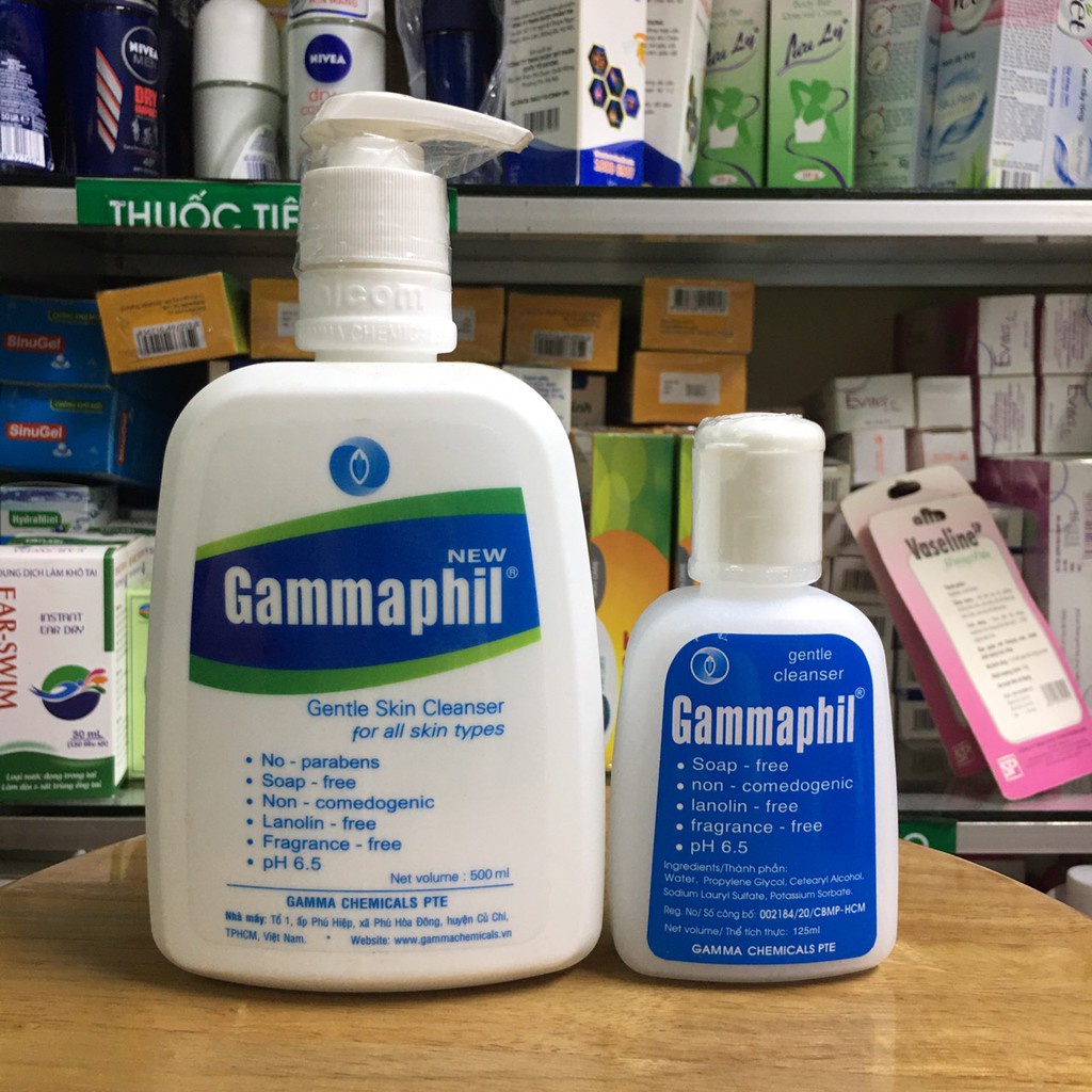 Sữa rửa mặt Gamaphil 125ml và 500ml( Việt Nam)