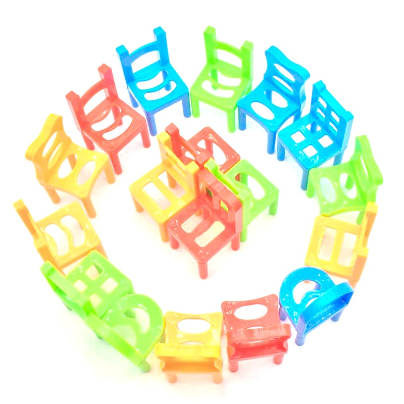 Bộ Đồ Chơi Xếp Tháp Cân Bằng Kỹ Năng 18 Món Độc Đáo Trang Trí Bàn Tiệc Gia Đình