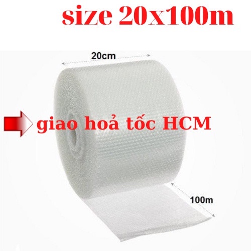 Cuộn Bóng Khí - Xốp Nổ - Gói Hàng - Bọc Hàng- Kích Thước 20cm*100m