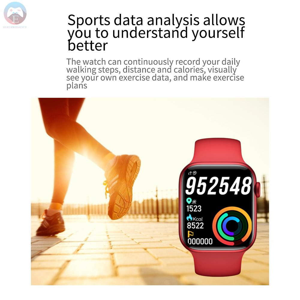 Ê Global Version Smart Watch HW22(High Version) 1.75'' HD IPS Full Touch Color Screen MTK-2502C Chip Fitness Tracker Support Sleep/Heart Rate/Blood Pressure Monitor/Body Temperature Monitor/Multiple Sports Modes/BT Call/Music/Sedentary Reminder/Messages P