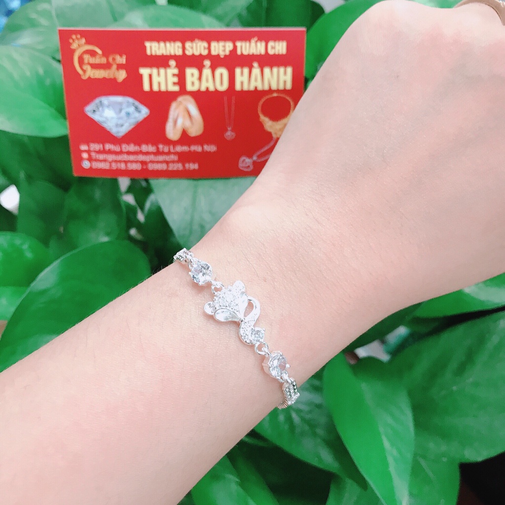 Lắc Tay Nữ 🍁 FREESHIP🍁 Vòng Tay Hồ Ly Bạc Cho Nữ Kết Hợp Kiểu Dáng Kim Tiền Mang Lại May Mắn, Tài Lộc