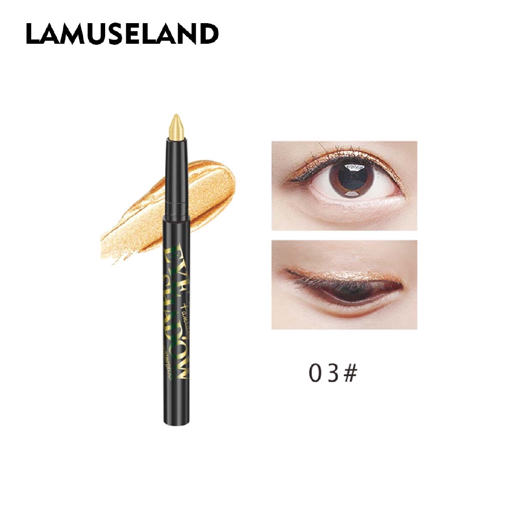 Phấn Mắt LAMUSELAND Dạng Bút Ánh Nhũ Lấp Lánh 8 Màu Tuỳ Chọn 15.5g