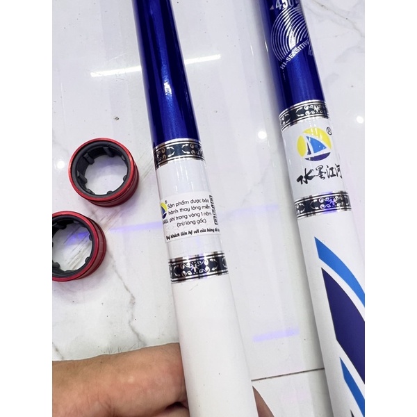Cần câu tay Hoa Mực Nước 6H thế hệ 2 chính hãng chuyên câu đơn câu đài tặng kèm ngọn và nhẫn