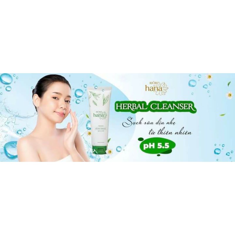 Sữa rửa mặt RIORI Herbal Cleanser - 120g