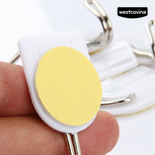 Bộ 6 Móc Treo Đồ Dán Tường Bằng Thép Không Gỉ Tiện Dụng