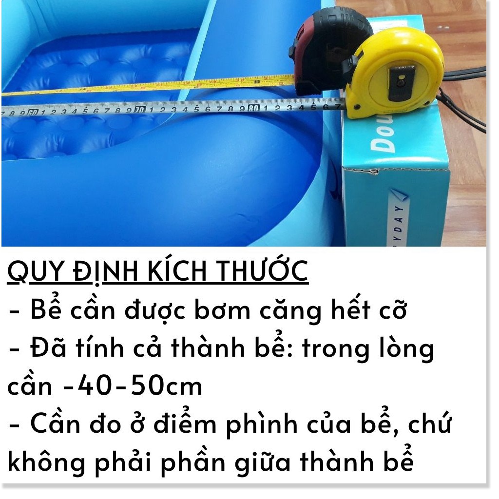 Bể bơi phao ❤️Đủ Cỡ❤️Đồ kèm(chọn Bơm) chất liệu dày dặn, thành cao 3 tầng, đáy 2 lớp chống trượt, Grab hỏa tốc.