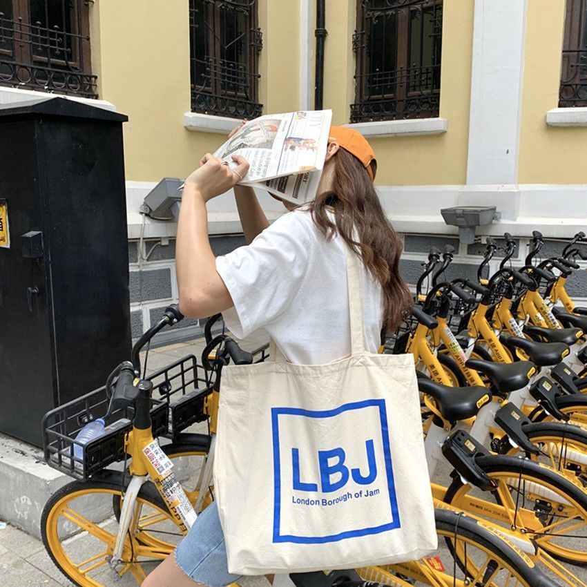 Túi Xách Canvas Cỡ Lớn Mẫu Mới 2022 Thời Trang Xuân Hè Hàn Quốc Cho Nữ