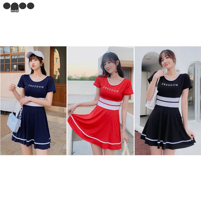 Đồ Bơi Nữ Một Mảnh Màu Trơn Thời Trang | BigBuy360 - bigbuy360.vn