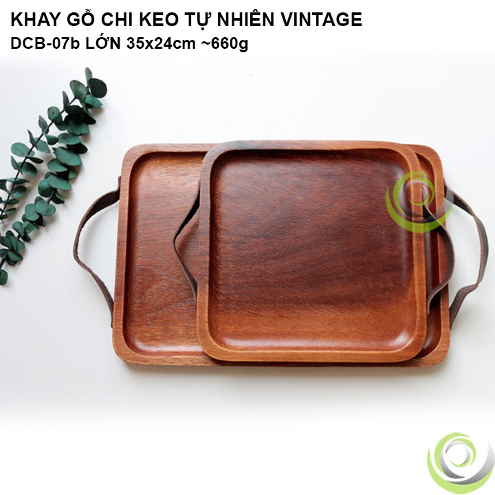 KHAY GỖ CHI KEO TỰ NHIÊN PHỤC CỔ VINTAGE TRANG TRÍ BẾP ĐẠO CỤ CHỤP ẢNH SẢN PHẨM INS DCB-07