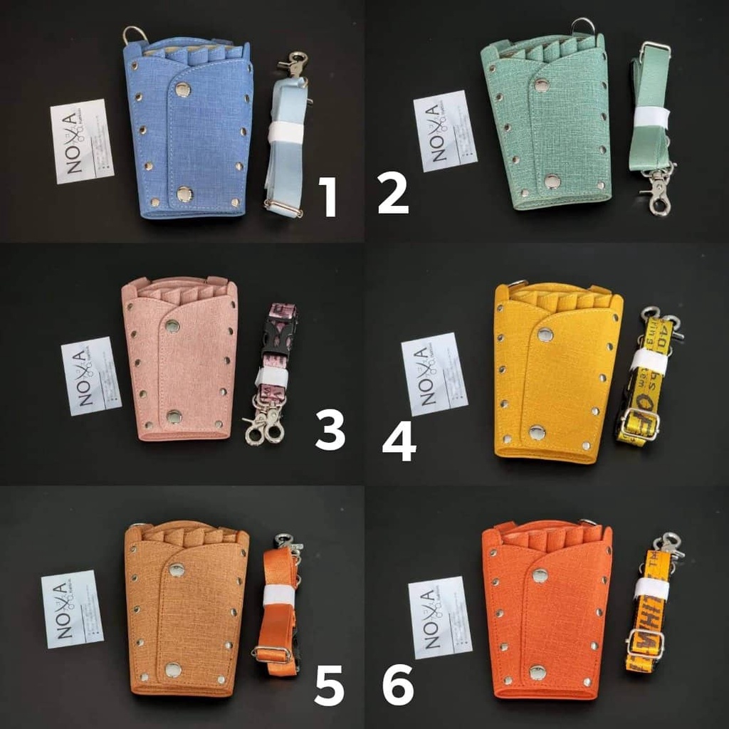 Bao da đựng kéo đeo chéo