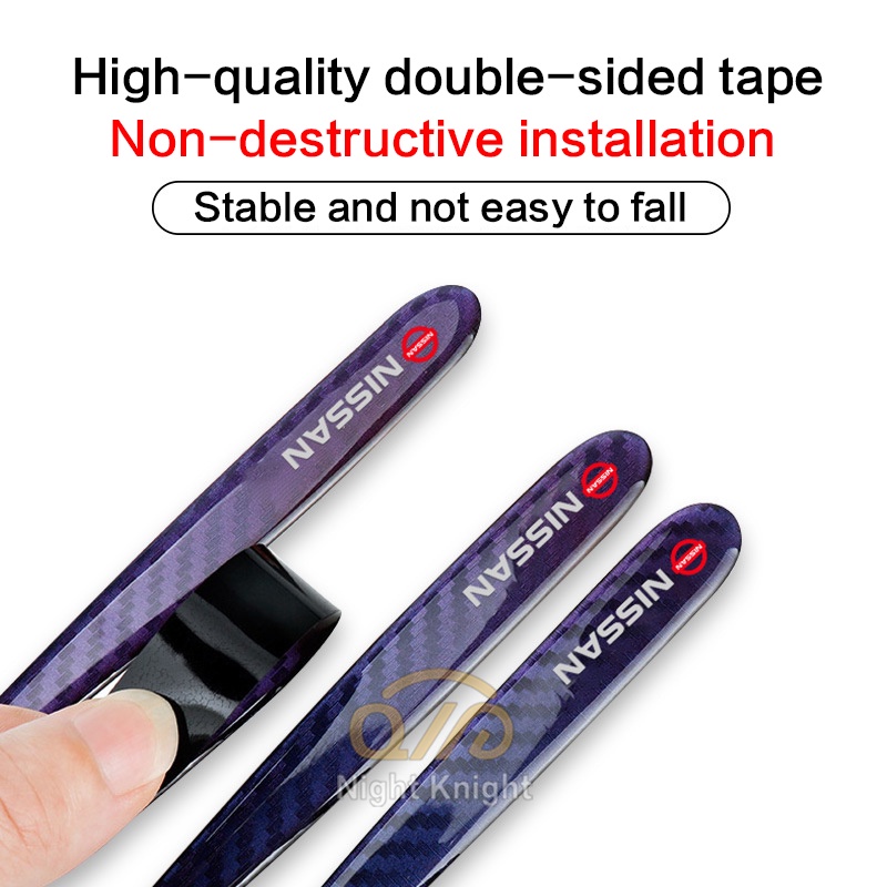 Bộ 8 miếng dán tay nắm cửa chỗ hõm tay nắm cửa xe hơi sợi carbon cho HONDA CITY FIT JAZZ CIVIC HRV VEZEL CRV BRV ACCORD