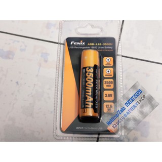 Pin 18650 Fenix ARB-L18 3500mah Top 1 thế giới chuyên cho đèn pin siêu sáng công suất cao, có mạch và sạc trên thân pin