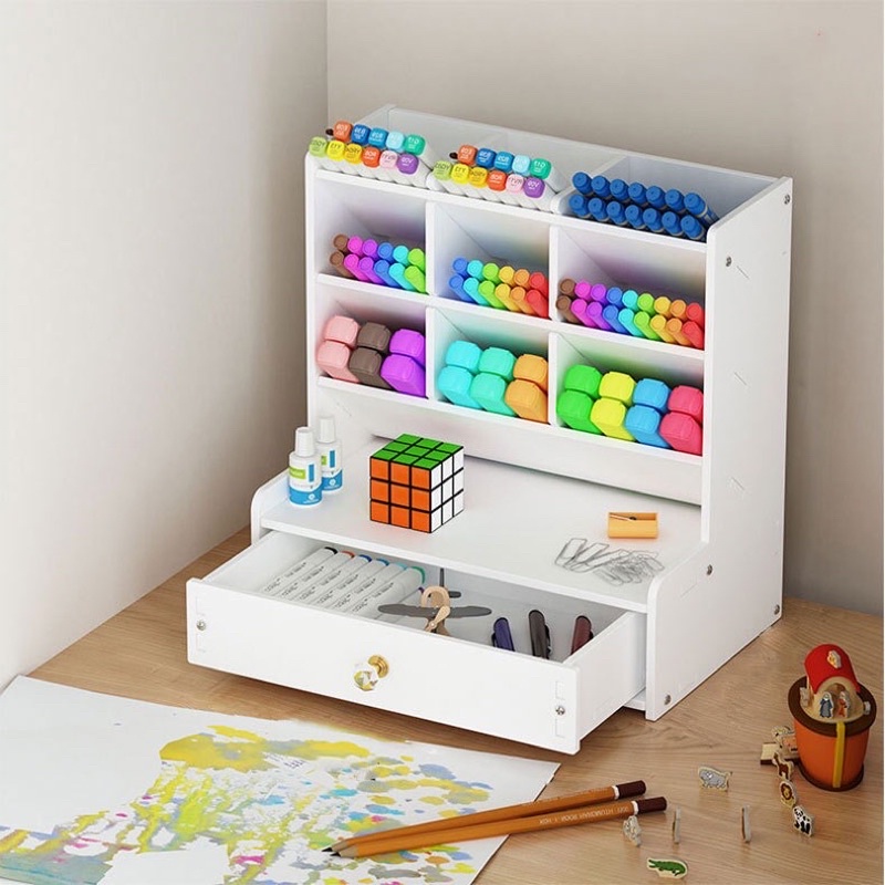 Hộp đựng bút, kệ đựng đồ văn phòng phẩm đa năng để bàn