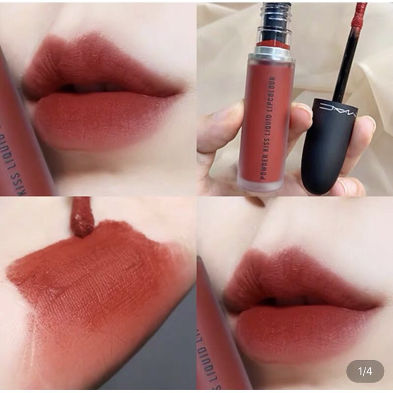 Son Mac devoted to chili, son mac chính hãng son kem lì mịn màu đỏ gạch đỏ đất Cosmetic999