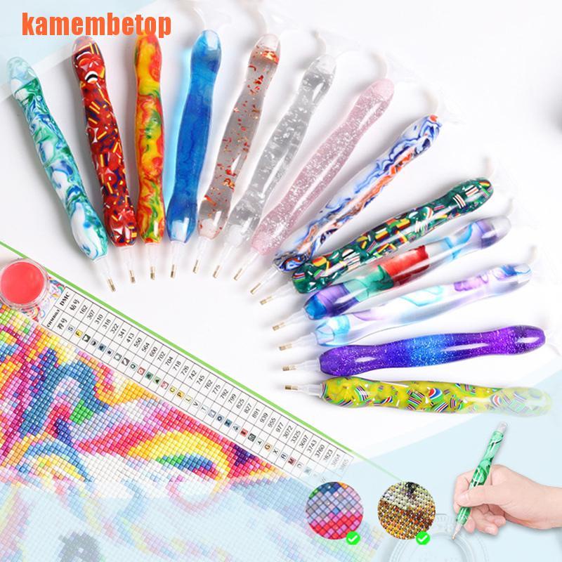 Bút Thêu Tranh Chữ Thập Đính Hạt Nhựa Resin