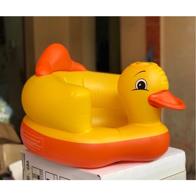 Vịt hơi tập ngồi cho bé từ 6 tháng tuổi, Tốt cho lưng của bé